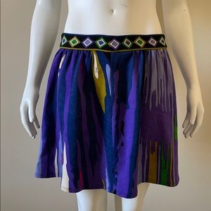 Emilio Pucci purple mini skirt size Medium